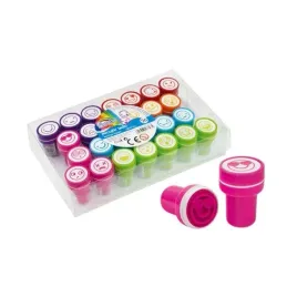 fiorello-zestaw-pieczatek-buzki-26-wzorow-w-tuszu-plastikowe-etui