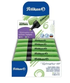 pelikan-zakreslacz-490-zielony-10szt-ergonomiczny-3-szer-linii