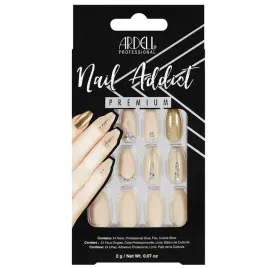 sztuczne-paznokcie-zloty-brokat-krysztalki-holo-nude-jeweled-ardell-m-28szt