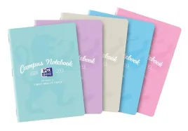 oxford-zeszyt-a5-60k-w-linie-pastel-soft-touch-opak-5-szt