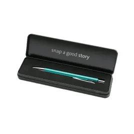 pelikan-snap-k10-metalowy-dlugopis-turkus-metallic-z-etui