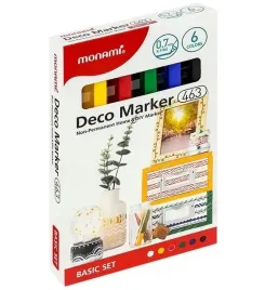 monami-marker-akrylowy-deco-463-xf-07-mm-cienki-kryjacy-6-kolorow