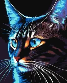 qbee-zestaw-do-malowania-po-numerach-cosmo-cat-40x50-cm-metaliczne