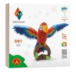 alexander-origami-3d-papuga-alex-kreatywny-zestaw-papierowy