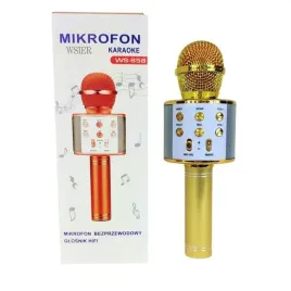 zloty-mikrofon-karaoke-ws-858-z-glosnikiem-bluetooth-wandk