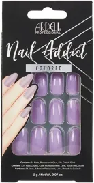 sztuczne-paznokcie-migdalki-dlugie-lovely-lavender-klej-ardell-28-szt