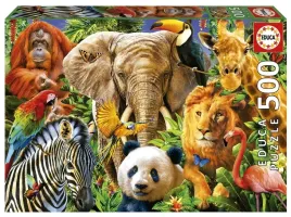 puzzle-educa-500-elementow-dzikie-zwierzeta-idealne-dla-10-latkow