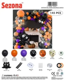 sezona-zestaw-balonow-halloween-pajaki-oczy-konfetti-145-szt