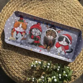 taca-kuchenna-srednia-alex-clark-swiateczne-koty-z-melaminy