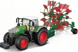 metalowy-model-ciagnika-fendt-1050-vario-zgrabiarka-bburago-3