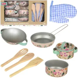metalowy-zestaw-naczyn-kuchennych-dla-dzieci-vintage-floral-9-el-trifox