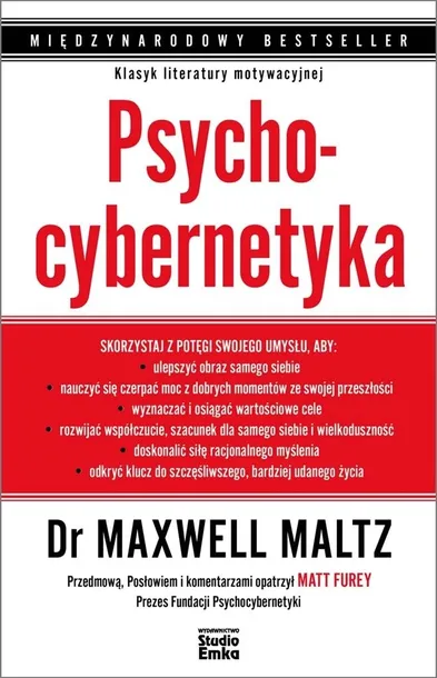 Psychocybernetyka książka Maxwell Maltz Studio Emka 336 stron