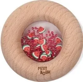 petit-boum-drewniana-grzechotka-sensoryczna-donut-arbuz-6m