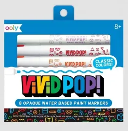 markery-akrylowe-ooly-vivid-pop-klasyczne-kolory-zestaw-8-sztuk