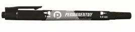 tetis-marker-permanentny-czarny-2-koncowki-12-szt-km501-v2