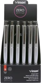 titanum-dlugopis-automatyczny-zero-silver-z4-07-mm-niebieski-36-szt