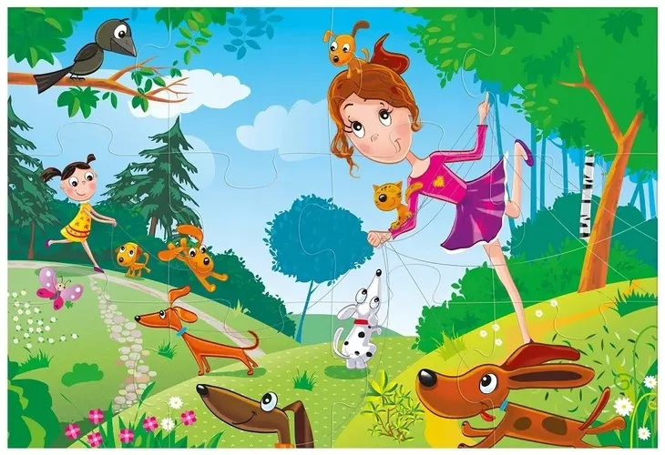 puzzle-12-maxi-pieski-kolekcja-inna
