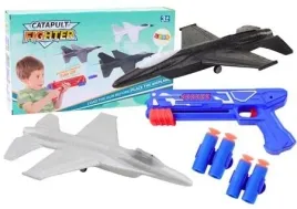 wyrzutnia-samolotow-z-pistoletem-leantoys-2w1-niebieska-zabawka-3