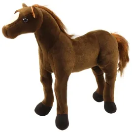 pluszowy-kon-ciemnobrazowy-40x37cm-od-leantoys-przytulanka-dla-dzieci