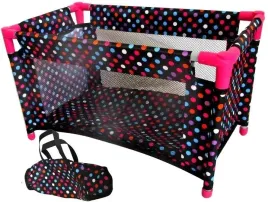 kojec-dla-lalek-mariotoys-z-posciela-czarny-w-biale-groszki-52x31x31-cm