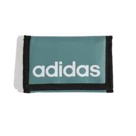sportowy-portfel-adidas-zielony-na-rzep-z-kieszenia-na-suwak