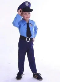 stroj-policjanta-dla-dzieci-xs-kombinezon-z-krawatem-pasek-kapelusz-madej