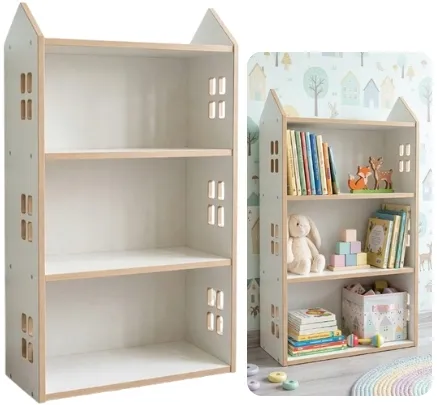 Regał na zabawki książki półka biblioteczka organizer