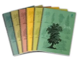 kolozeszyt-a4-80k-kratka-by-nature-forrest-pakiet-5sztuk