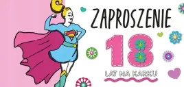 zaproszenie-18-dziewczyna-5-sztuk-wraz-z-kopertami