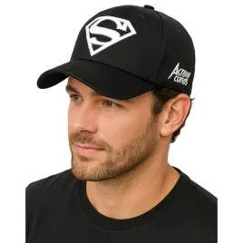 czapka-meska-super-man-cap-czarno-bialy