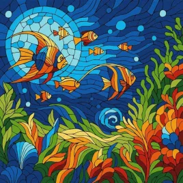 malowanie-po-numerach-witraz-morski-swiat-30x30
