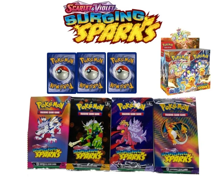 KARTY SPARK POKEMON KOLEKCJONERSKIE 360szt.