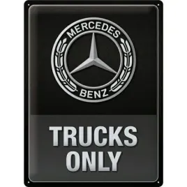 tablica-metalowa-plakat-30x40cm-mercedes-truck-only-23337