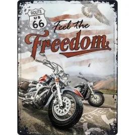 tablica-metalowa-plakat-30x40cm-route-66-freedom-23284
