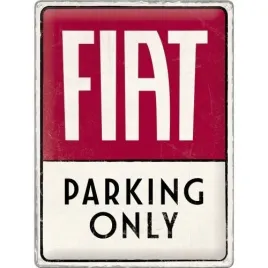 tablica-metalowa-plakat-30x40cm-fiat-parking-only-23300