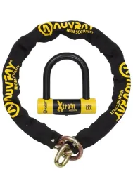 auvray-zestaw-lancuch-z-ogniwem-lasso-z-klodka-xtrem-medium-dlugosc-120cm
