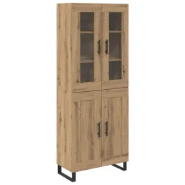 highboard-2-szt-dab-rzemieslniczy-material-drewnopochodny