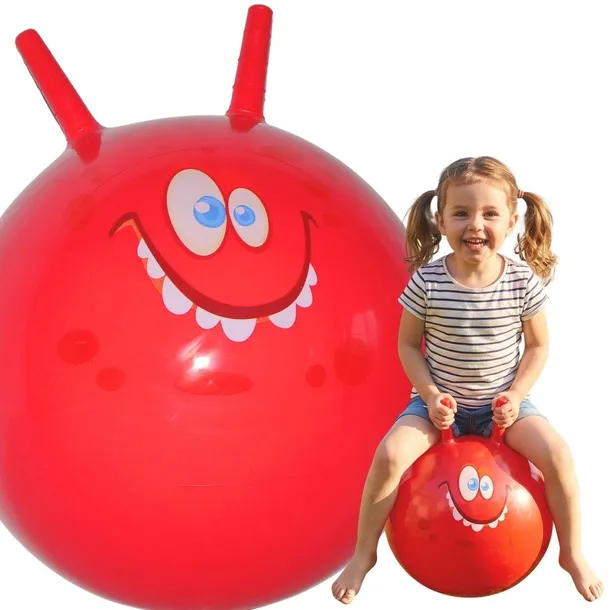 PIŁKA DO SKAKANIA Z ROGAMI SKACZĄCA KANGUREK SKOCZEK DLA DZIECI 45cm ENERO