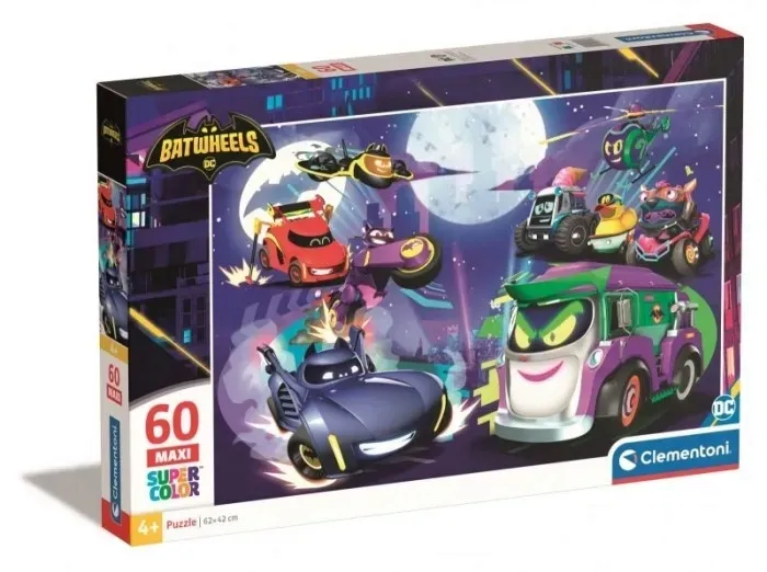 puzzle-60-maxi-super-kolor-batwheels-26597
