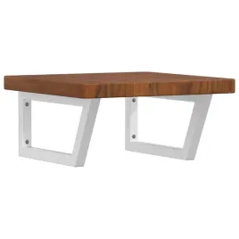 polka-scienna-pod-umywalke-stal-i-lite-drewno-debowe