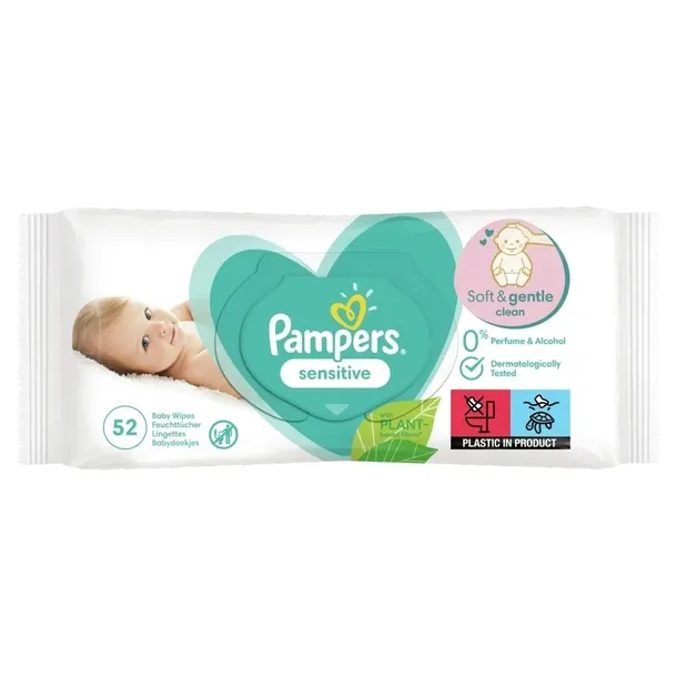 pampers-sensitive-chusteczki-1-opakowania-52-chusteczek-waga-z-opakowaniem-0-33-kg