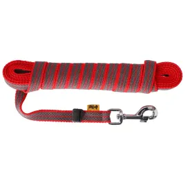 smycz-gumowana-20-cm-x-10-m-bez-raczki-czerwona
