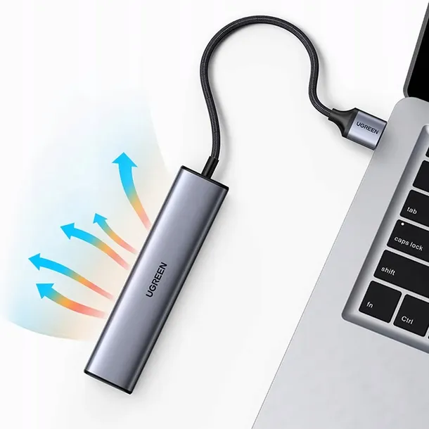 ugreen-adapter-3-usb-eth-usb-typ-c-pd-szary-do-laptopa-komputera-waga-z-opakowaniem-0-1-kg
