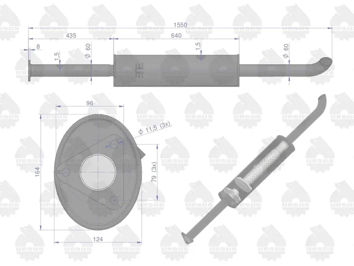 tlumik-emaliowany-c-385-stan-nowy