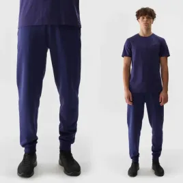 spodnie-dresowe-meskie-4f-joggery-sportowe-dresy-dzianinowe-granatowe-xl