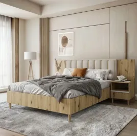 lozko-dwuosobowe-160x200-cm-stoliki-nocne-dab-artisan-luxim-mr-4-kolory