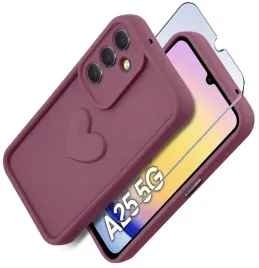etui-do-samsung-a25-5g-silikonowe-matowe-serce-szklo-ochronne-na-ekran-9h