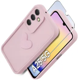etui-do-samsung-a25-5g-silikonowe-matowe-serce-szklo-ochronne-na-ekran-9h