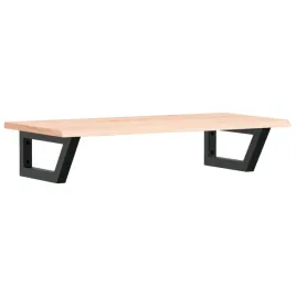 polka-scienna-pod-umywalke-stal-i-lite-drewno-debowe