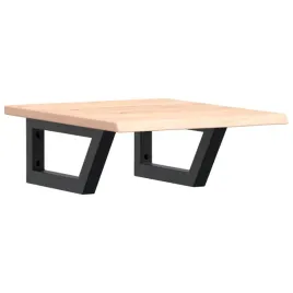 polka-scienna-pod-umywalke-stal-i-lite-drewno-debowe